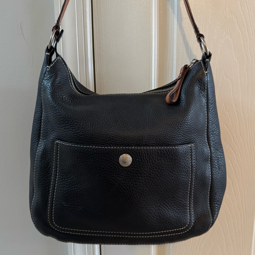 NWOT - Coach Black Leather Shoulder Bag - Picture 2 of 8